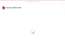 Tablet Screenshot of legal-yogi.com